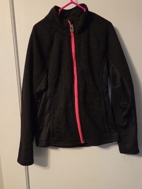 Spyder Black Jacket with Pink Zipper